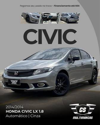 HONDA CIVIC 1.8 LXS 16V FLEX 4P AUTOMÁTICO